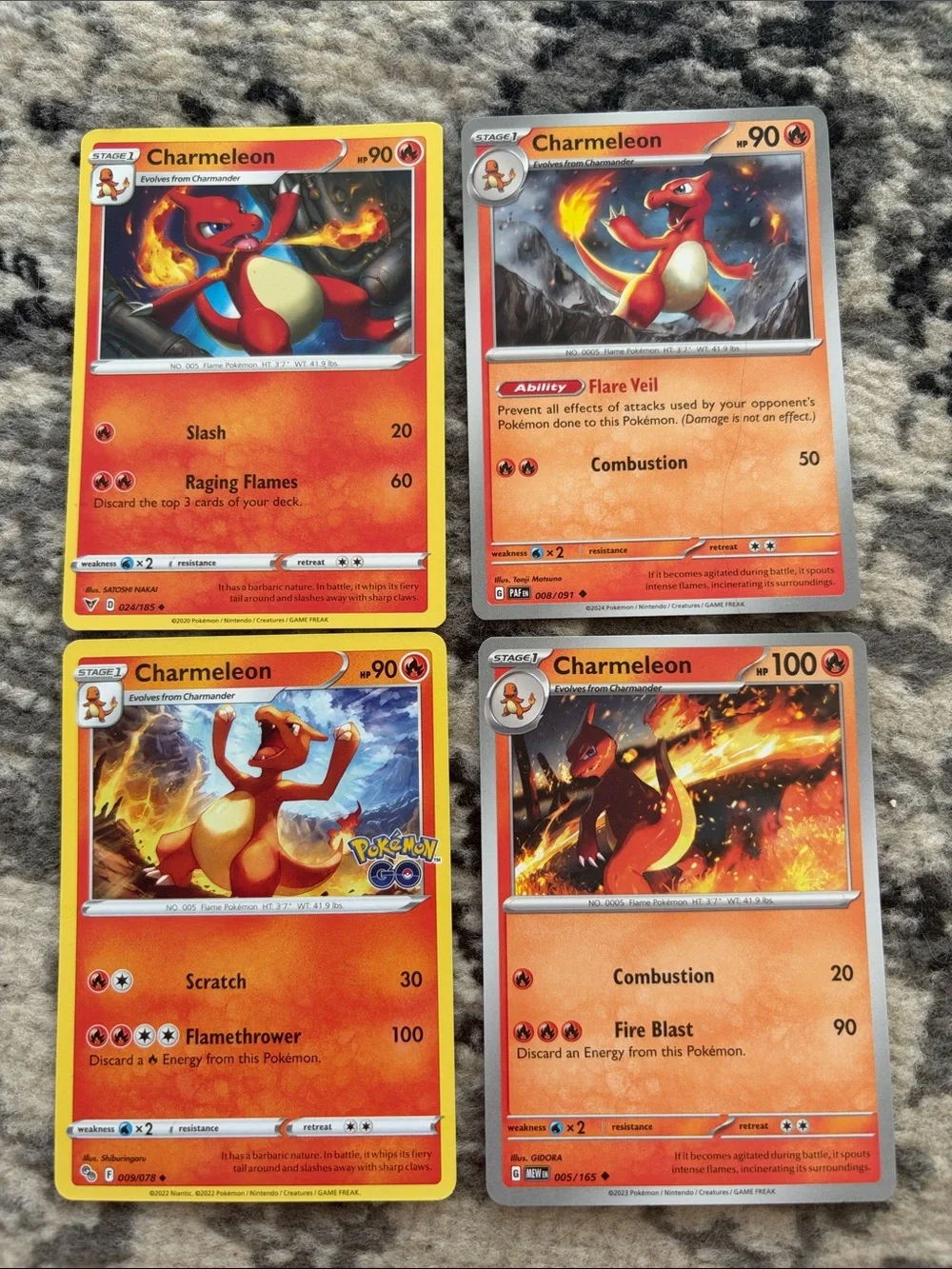 Charmeleon Lot | Pokémon 151, Paldean Fates, Pokémon GO & Vivid Voltage | ✨5/$25